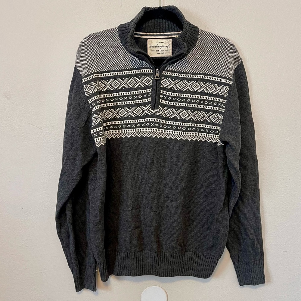 Weatherproof 1/4 Zip Pullover Sweater